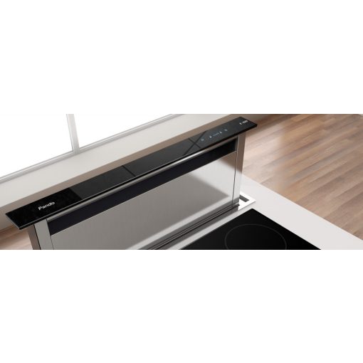 Pando E-320/90 inox/fekete beépíthető páraelszívó