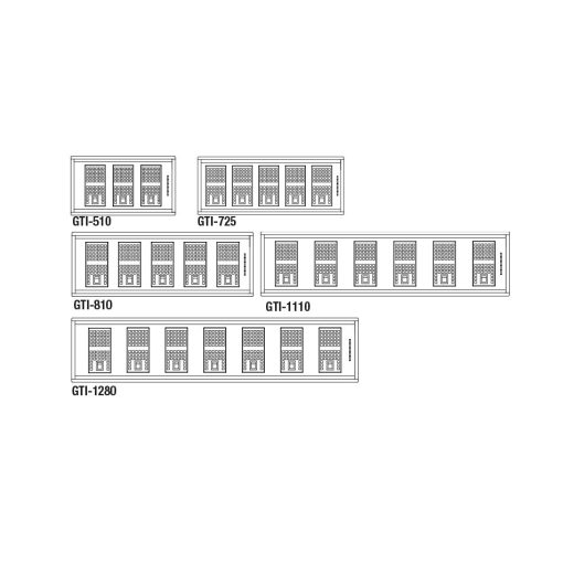 Pando GTI/725 BLACK/INOX V.750 SEC beépíthető páraelszívó