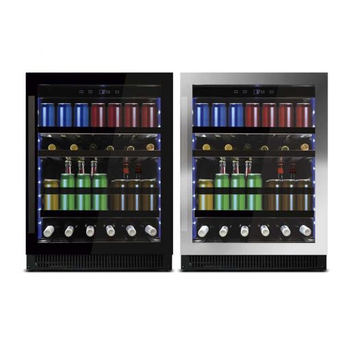 Pando PFMB-60-CRR Italhűtő, pult alá szerelhető, fekete, jobbos