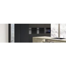 Pando PFLC COMBI szabadonálló hűtőszekrény, fekete üveg