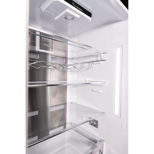 Pando PFLX COMBI szabadonálló hűtőszekrény, dark inox