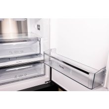 Pando PFLX COMBI szabadonálló hűtőszekrény, dark inox