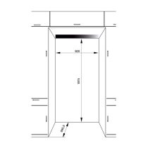 Pando PFLX-AMER Side by Side négyajtós hűtőszekrény