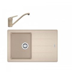   FRANKE SZETT BASIS BFG 611-78 avena  Fragranit mosogató + Novara Plus csappal