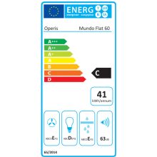 OPERIS MUNDO FLAT 60 inox teleszkópos páraelszívó