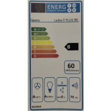 OPERIS LARDO T PLUS 90 fekete fali páraelszívó