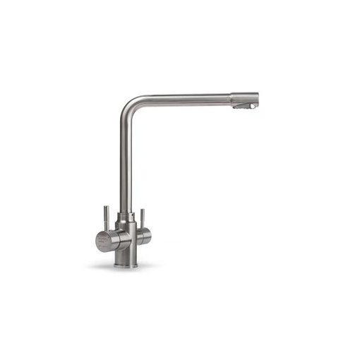 3 WAY víztisztítós csapelep, inox