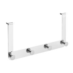   LAVEO MIRI négyes akasztó zuhanykabinhoz ütközővel és szivaccsal (170x325x39 mm), króm
