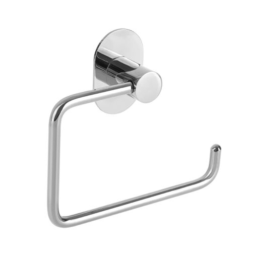 LAVEO MIRI WC-papír tartó rögzítővel és csavarokkal (120x140x35 mm), króm