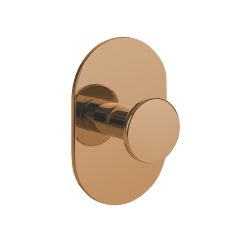   LAVEO MIRI akasztó (60x40x20 mm), rose gold, rögzítő csavarral és ragasztóval
