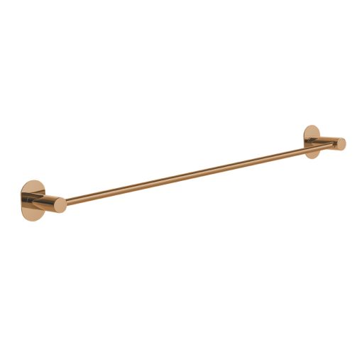 LAVEO MIRI törülköző tartó (60x610x72 mm) rögzítővel és ragasztóval, rose gold