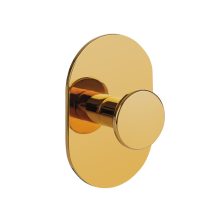 LAVEO MIRI akasztó (60x40x20 mm), arany, rögzítő csavarral és ragasztóval