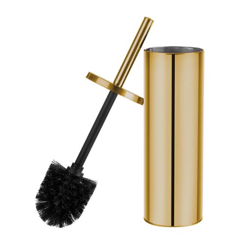 LAVEO MIRI WC-kefe (97x380 mm), arany (fekete kefével)