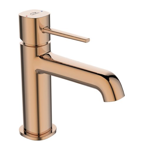 LAVEO POLA mosdócsap leeresztővel, rose gold