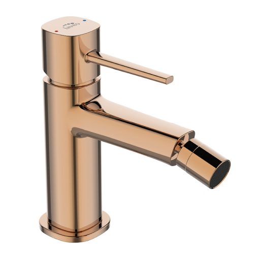 LAVEO POLA bidécsap leeresztővel, rose gold
