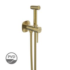   LAVEO POLA rejtett bidécsap bidé zuhanyszettel, szálcsiszolt arany