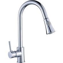 Laveo DARU Kihúzható zuhanyváltós csaptelep, króm