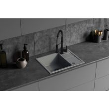 LAVEO LOCO rugós zuhanyváltós matt fekete csaptelep