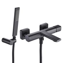 LAVEO TORES kádcsap falra szerelhető zuhanyszettel
Kerámiabetét mérete: 30 mm
Felület: fekete