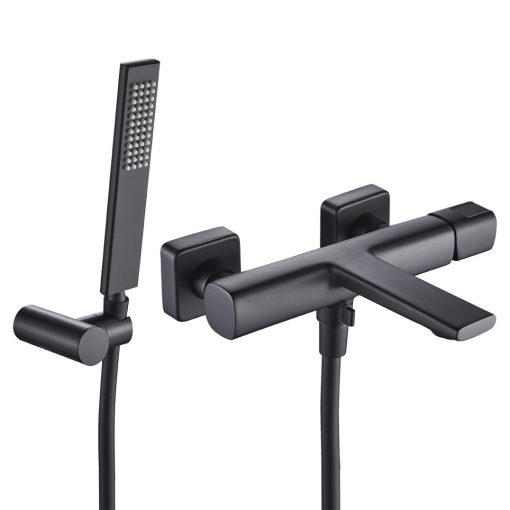 LAVEO TORES kádcsap falra szerelhető zuhanyszettel
Kerámiabetét mérete: 30 mm
Felület: fekete