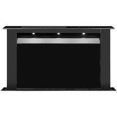  Ciarko Design Moondraft 60 cm fekete pultból kiemelkedő páraelszívó