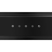 Ciarko Design Moondraft 60 cm fekete pultból kiemelkedő páraelszívó