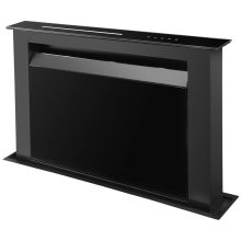 Ciarko Design Moondraft 60 cm fekete pultból kiemelkedő páraelszívó