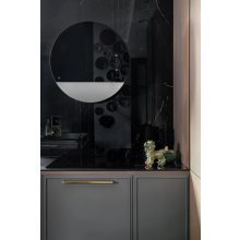 Ciarko Design ECLIPSE szürke / fekete fali páraelszívó