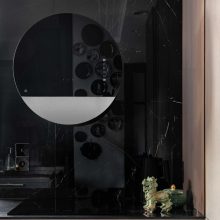 Ciarko Design ECLIPSE szürke / fekete fali páraelszívó