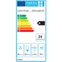 Ciarko Design Mono Light 60 ecrü (bézs) sziget páraelszívó