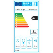 Ciarko Design MONO W 90 cm fehér sziget páraelszívó