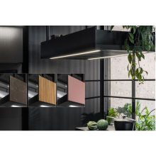 Ciarko Design MINIMAL 1 90 cm fekete sziget páraelszívó (oldalsó panel nélkül)