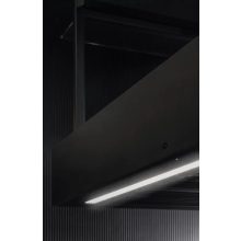 Ciarko Design MINIMAL 1 90 cm fekete sziget páraelszívó (oldalsó panel nélkül)