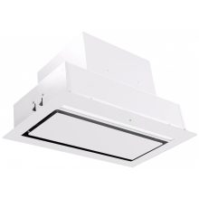 Ciarko Design AURA 55 cm fehér üveg beépíthető páraelszívó