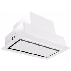   Ciarko Design AURA 55 cm fehér üveg beépíthető páraelszívó