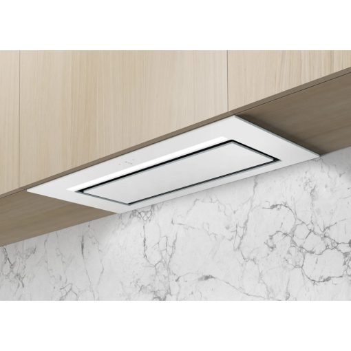 Ciarko Design AURA 55 cm fehér üveg beépíthető páraelszívó
