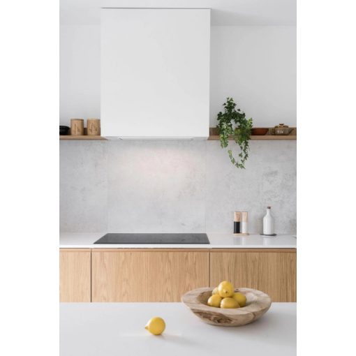 Ciarko Design AURA 74 cm fehér üveg beépíthető páraelszívó