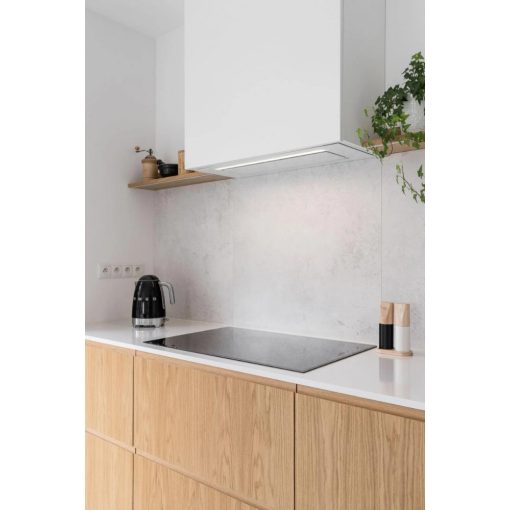 Ciarko Design AURA 74 cm fehér üveg beépíthető páraelszívó
