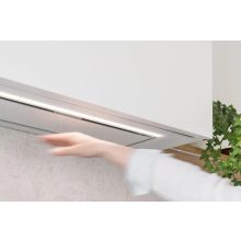 Ciarko Design AURA 74 cm fehér üveg beépíthető páraelszívó