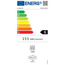 Climadiff Borhűtő CEPAGE108DZ szabadonálló, 108 palack
