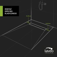 LAVEO SLIM folyóka 600 mm, arany