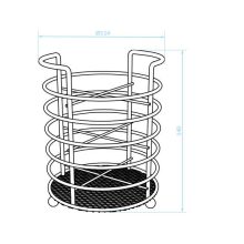 LAVEO evőeszkőz tartó, króm