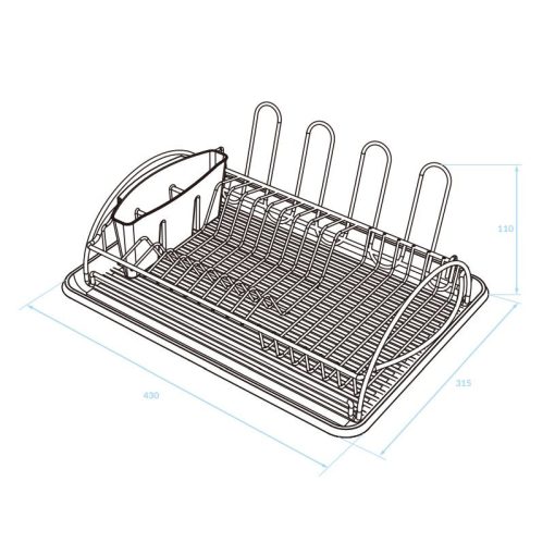 LAVEO VERONA csepegtető szett, fekete