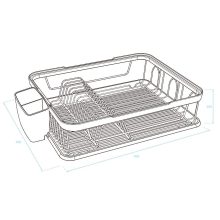 LAVEO Csepegtető szett, fekete / rose gold acél