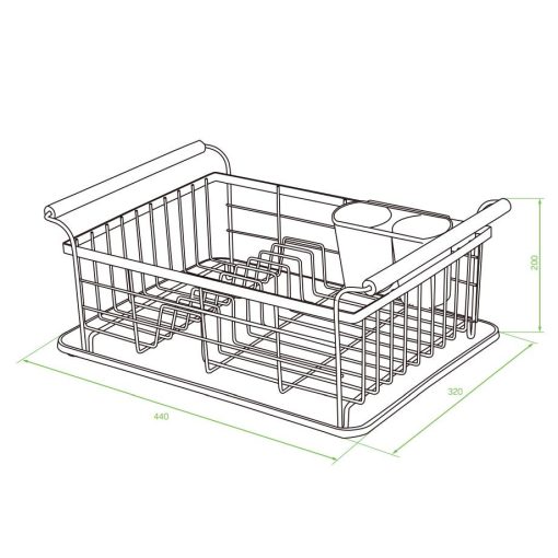 LAVEO OSLO csepegtető szett, fekete
