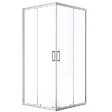 LAVEO BRESSO szögletes zuhanykabin zuhanytálcával 80x80x185 cm átlátszó üveg/króm