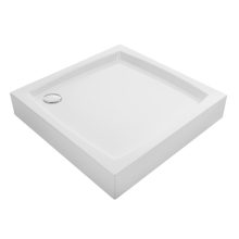 LAVEO BRESSO szögletes zuhanykabin zuhanytálcával 80x80x185 cm átlátszó üveg/króm