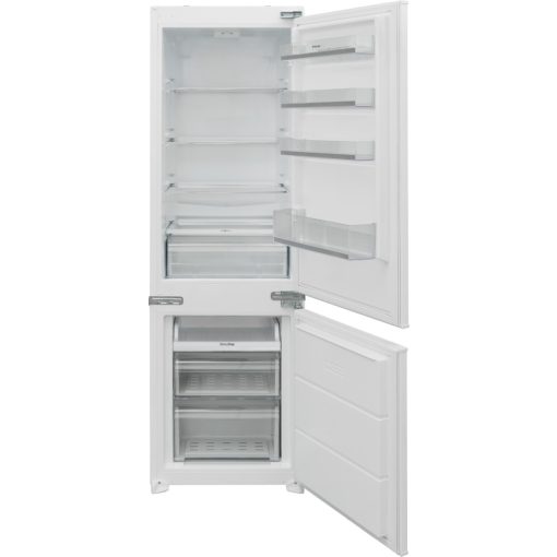 Kluge beépíthető kombi hűtőszekrény alul fagyasztóval, 181L/70L