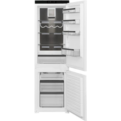 Kluge beépíthető kombi hűtőszekrény alul fagyasztóval, DualNoFrost, 170L/63L