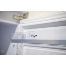Kluge beépíthető kombi hűtőszekrény alul fagyasztóval, DualNoFrost, 180L/63L